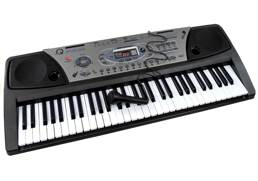Klaviatūra MQ-810 su MP3 ir mikrofonu, 61 klavišas