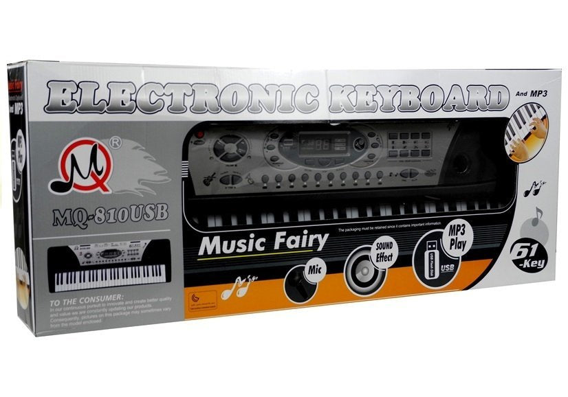 Klaviatūra MQ-810 su MP3 ir mikrofonu, 61 klavišas