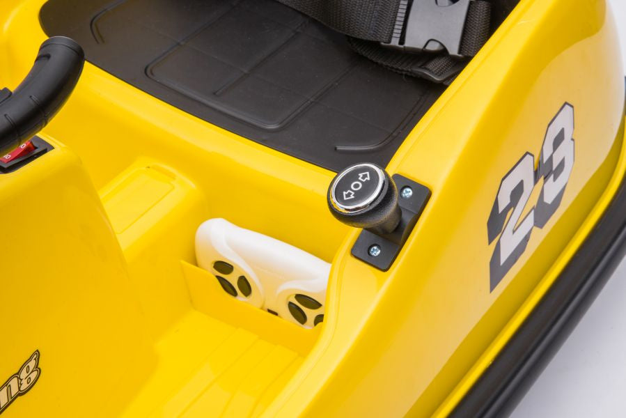 Elektrinis važiuojamas automobilis GTS1166, geltonas