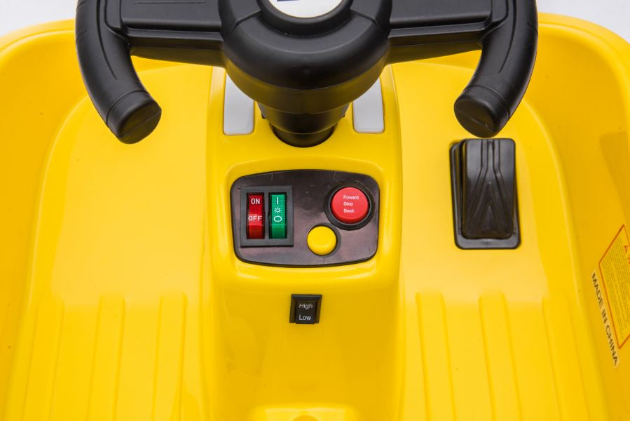 Elektrinis važiuojamas automobilis GTS1166, geltonas
