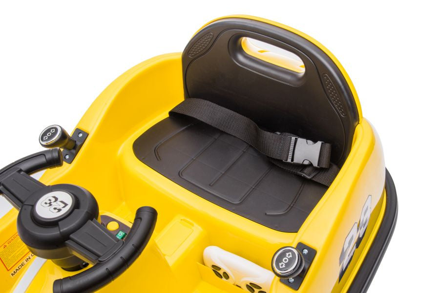 Elektrinis važiuojamas automobilis GTS1166, geltonas
