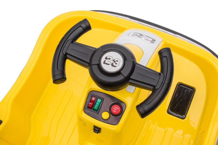 Elektrinis važiuojamas automobilis GTS1166, geltonas