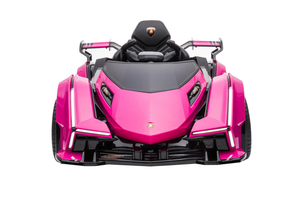 Elektrinis važiuojamas automobilis Lamborghini GT HL528, rožinis