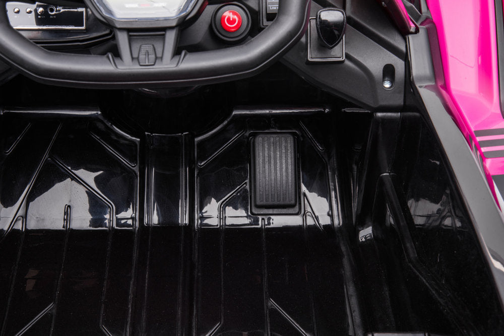 Elektrinis važiuojamas automobilis Lamborghini GT HL528, rožinis