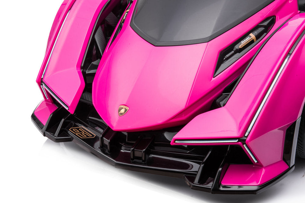 Elektrinis važiuojamas automobilis Lamborghini GT HL528, rožinis