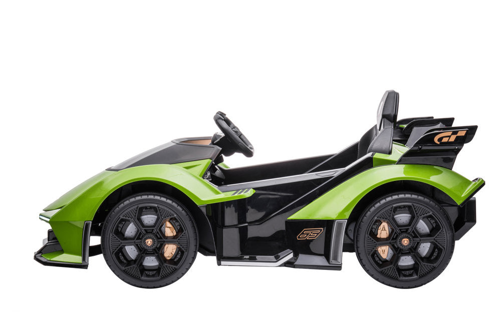 Elektrinis važiuojamas automobilis Lamborghini GT HL528, žalias