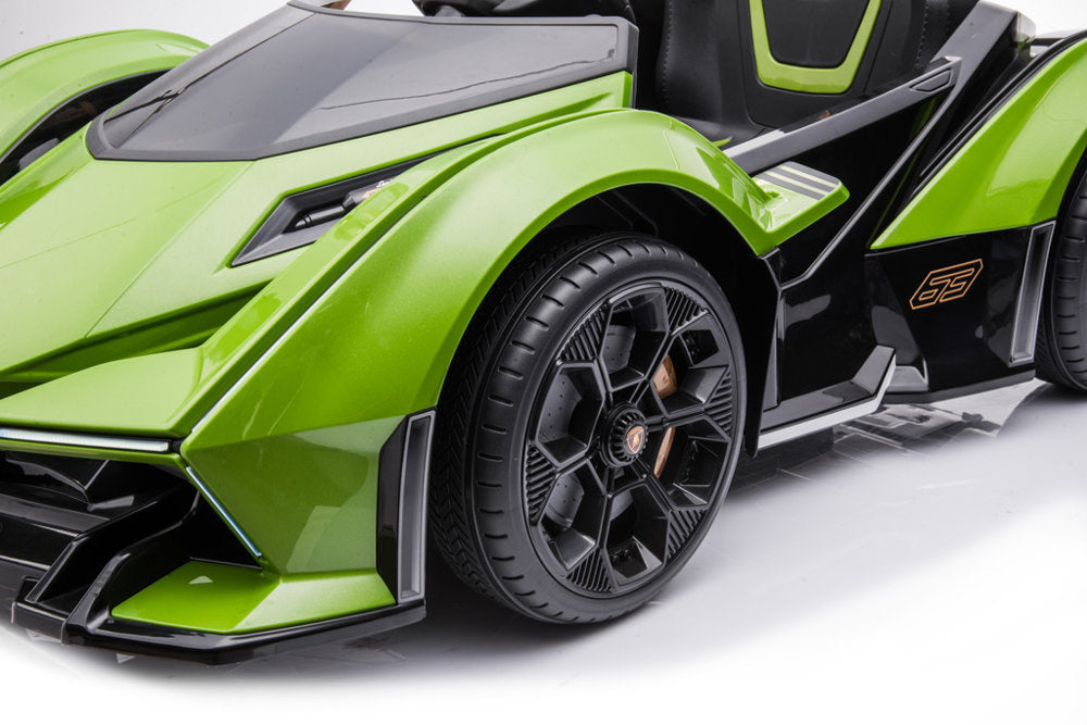 Elektrinis važiuojamas automobilis Lamborghini GT HL528, žalias