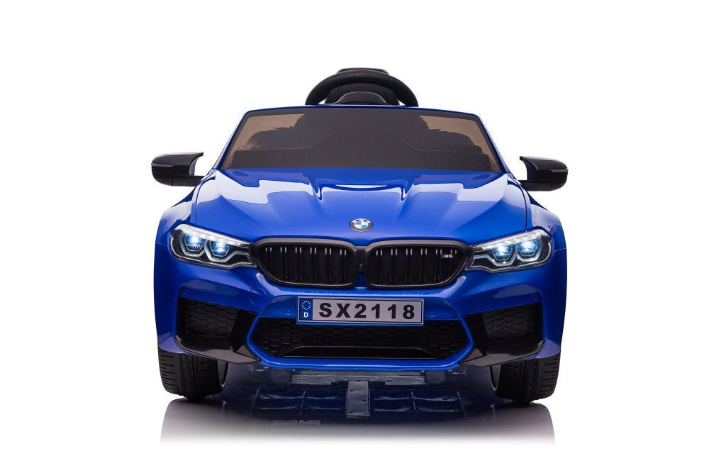 Elektrinis važiuojamas automobilis BMW M5, mėlynas