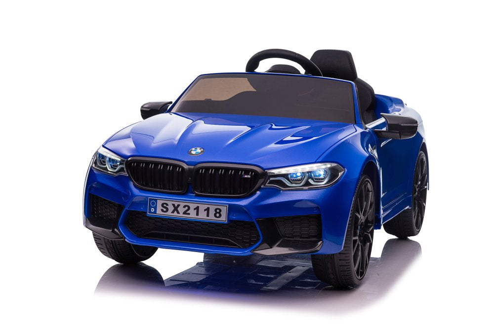 Elektrinis važiuojamas automobilis BMW M5, mėlynas