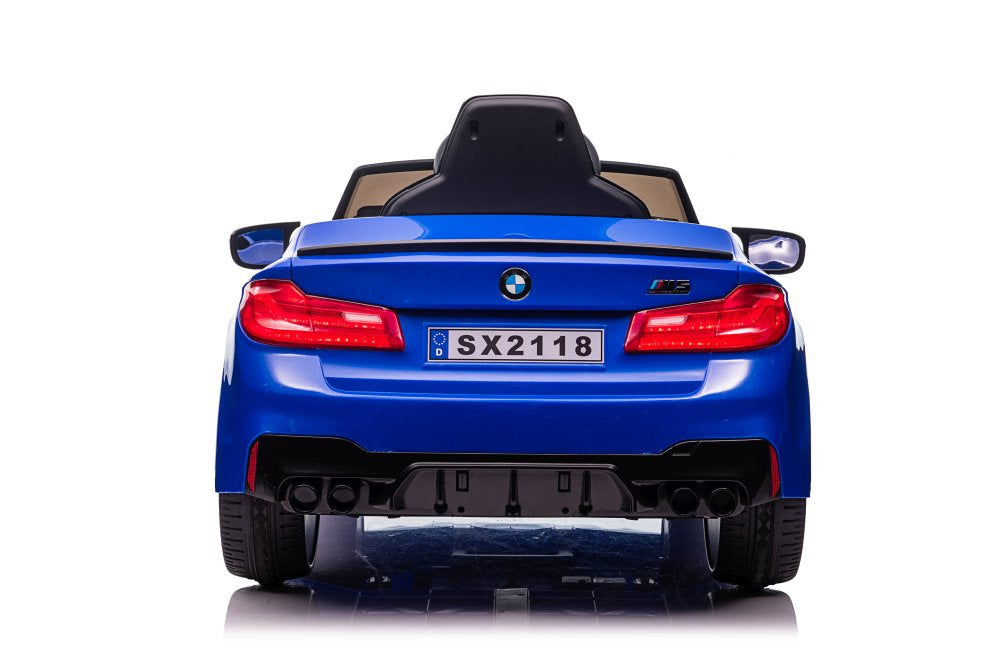 Elektrinis važiuojamas automobilis BMW M5, mėlynas