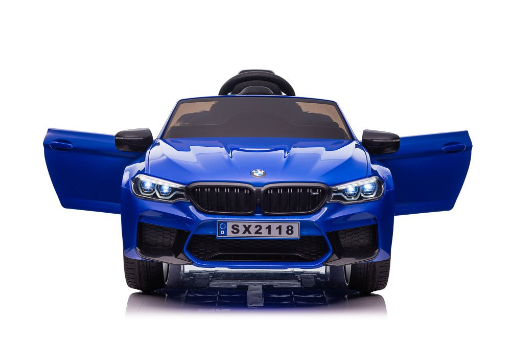 Elektrinis važiuojamas automobilis BMW M5, mėlynas