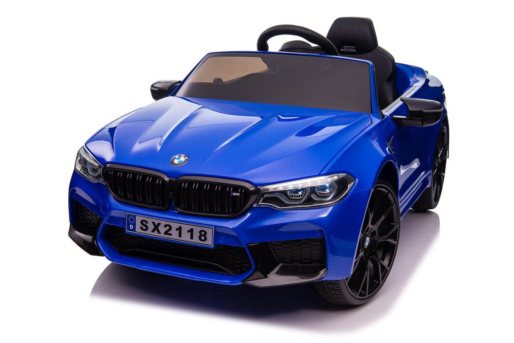 Elektrinis važiuojamas automobilis BMW M5, mėlynas