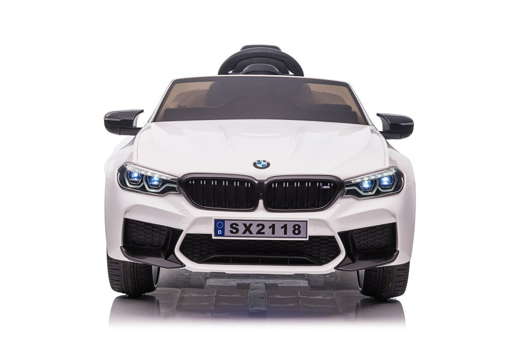 Elektrinis važiuojamas automobilis BMW M5 DRIFT, baltas