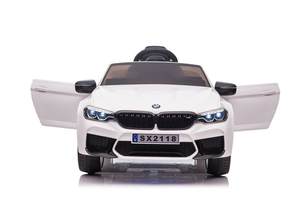 Elektrinis važiuojamas automobilis BMW M5 DRIFT, baltas