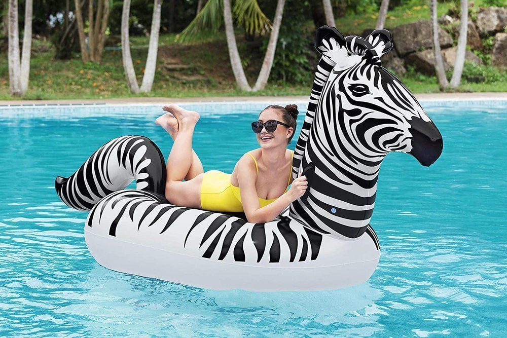 Pripučiamas čiužinys „Zebra“ su LED apšvietimu 254 x 142 cm Bestway 41406
