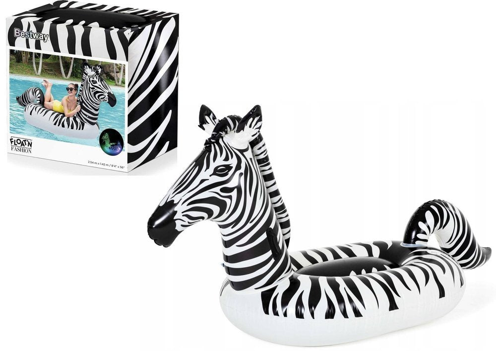 Pripučiamas čiužinys „Zebra“ su LED apšvietimu 254 x 142 cm Bestway 41406