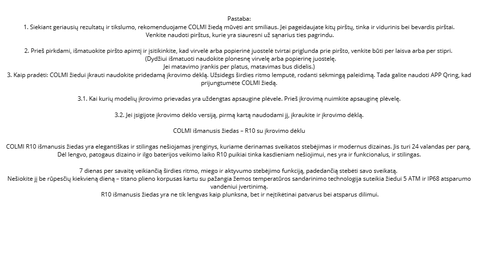 „R10“ išmanusis žiedas vyrams ir moterims, atsparus vandeniui 5ATM, skirtas „Xiaomi“ telefonui