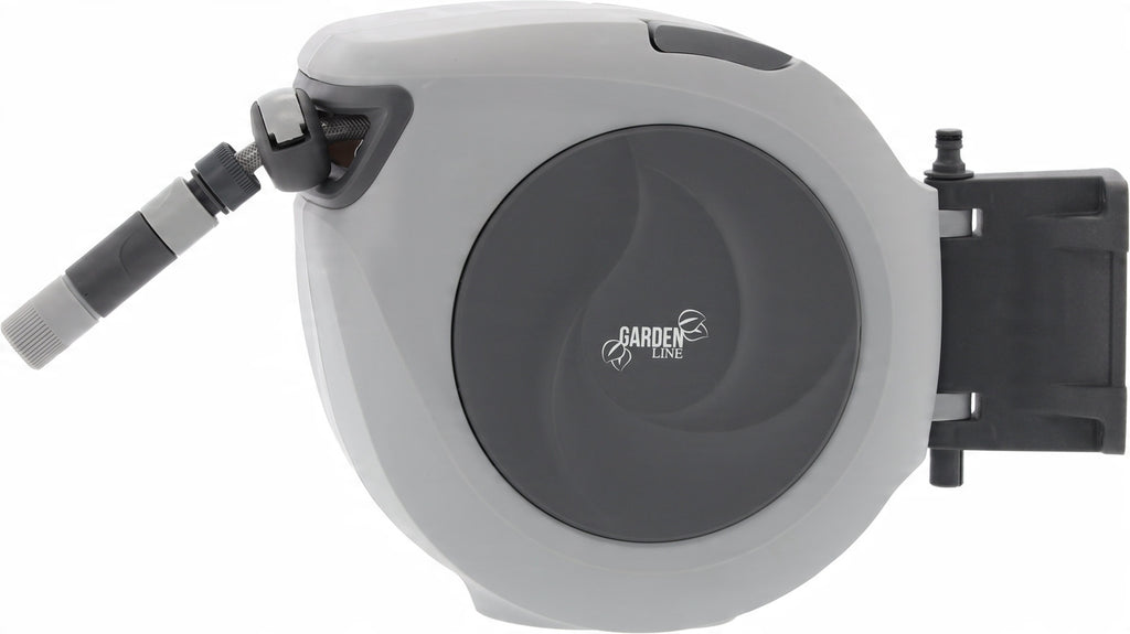 Automatinis sodo žarnos laikiklis su žarna 30 m + 2 m