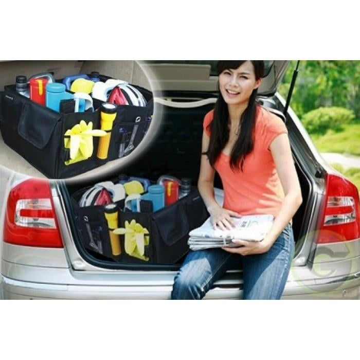 Automobilio bagažinės daiktadėžė "Smart Trunk Organizer"