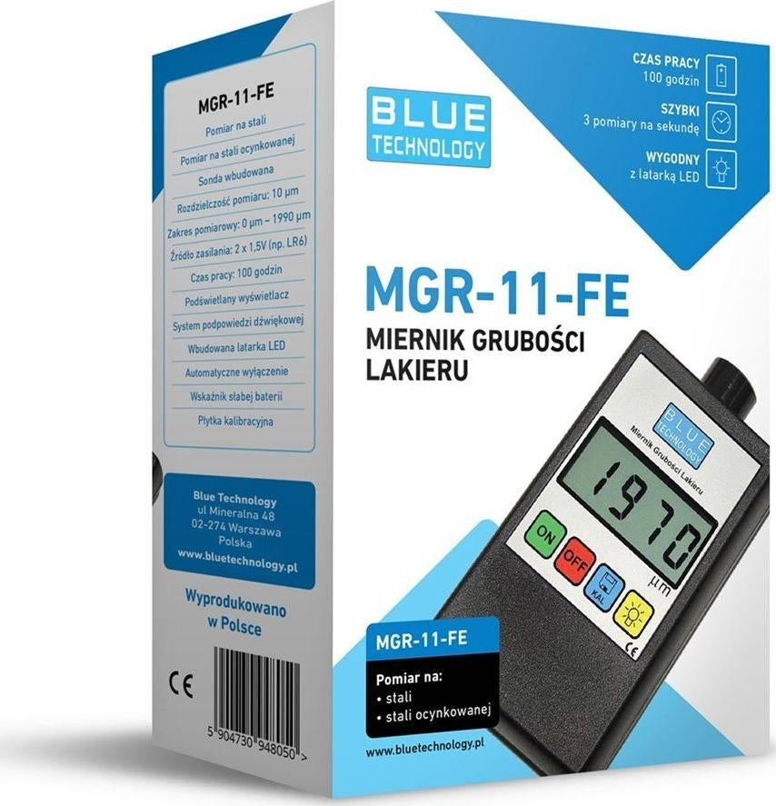 Dažų storio matuoklis MGR-11-FE PAŽEISTA PAKUOTĖ