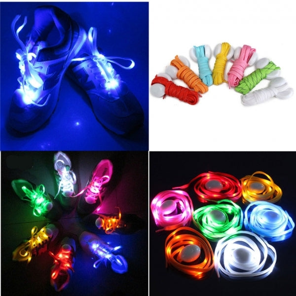 LED šviečiantys batų raišteliai - Žalia