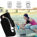 Rankos piniginė - telefono dėklas sportui - Neoninė (geltona)