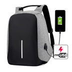 Kuprinė Su USB Lizdu - Juoda