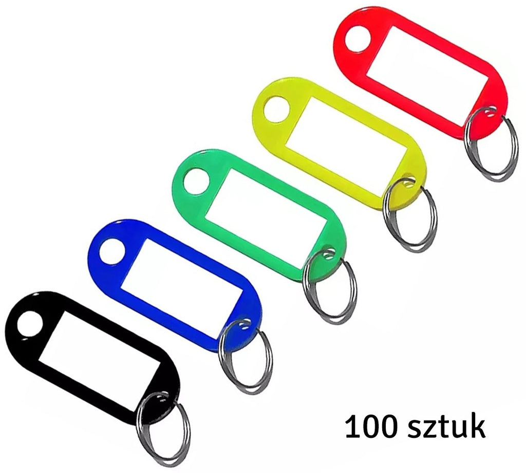 100vnt. raktų pakabukų rinkinys