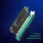 M.2 NVMe disko adapteris
