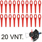 Plastikiniai vėjapjovės peiliukai 20vnt.