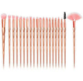 Makiažo šepetėlių rinkinys Vienaragis 20vnt
