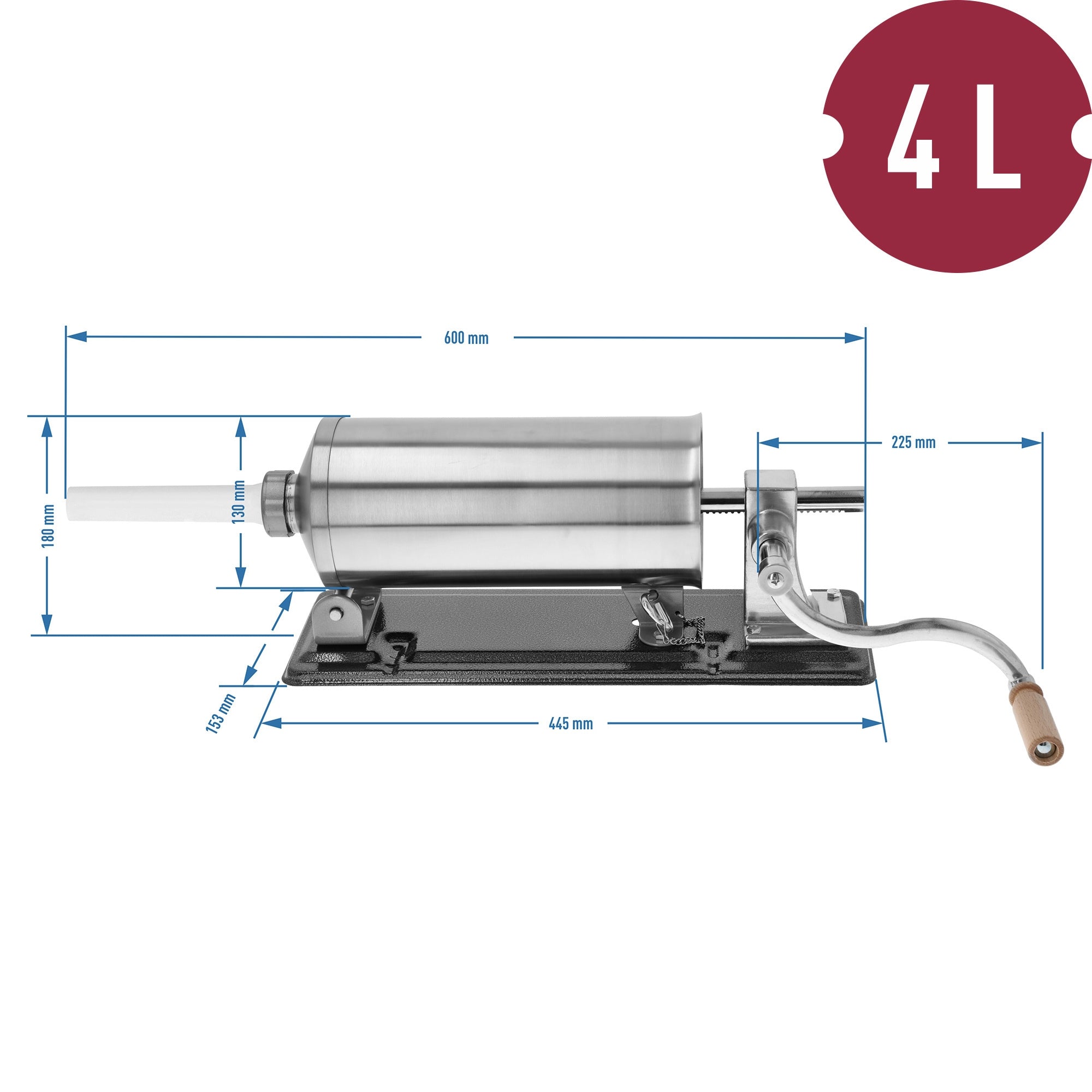 Rankinis horizontalus kimštuvas 4kg