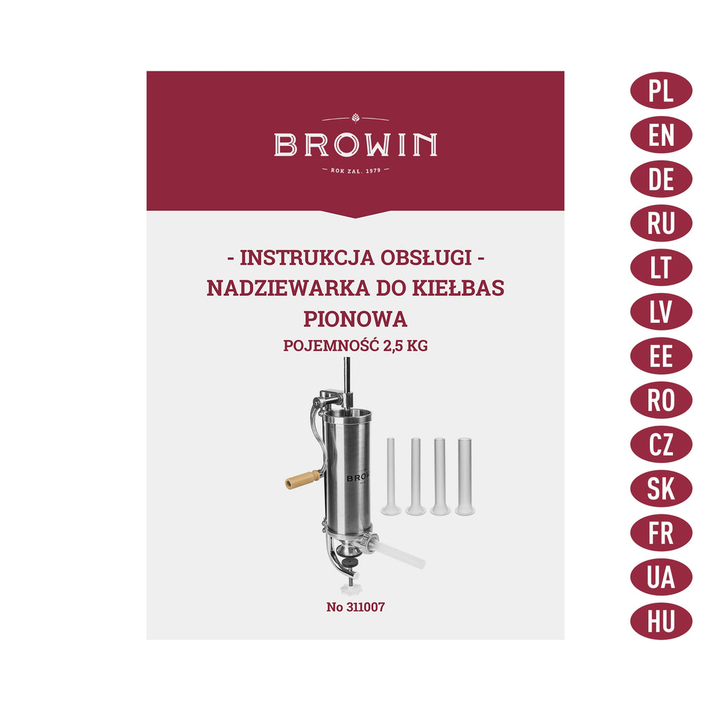 Rankinis vertikalus kimštuvas 2,5kg