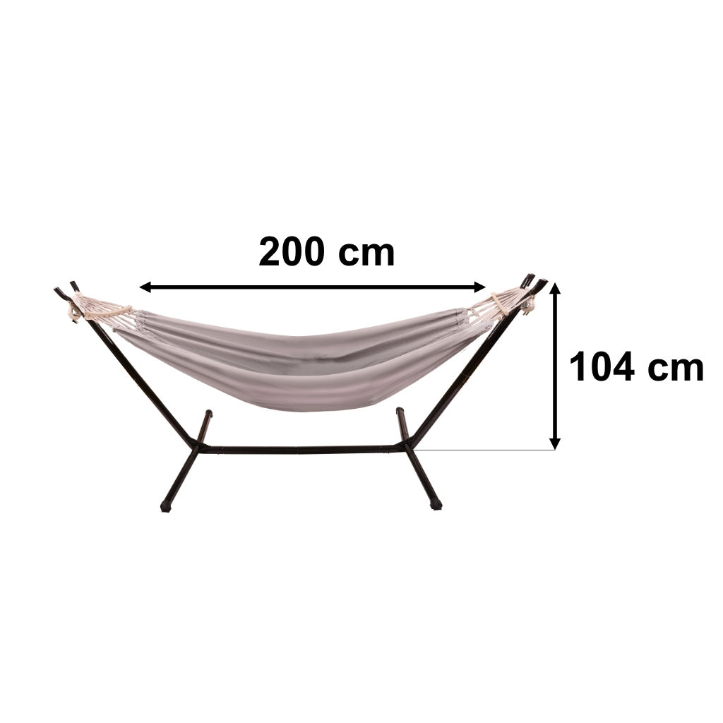 Hamakas su metaliniu rėmu 200 cm