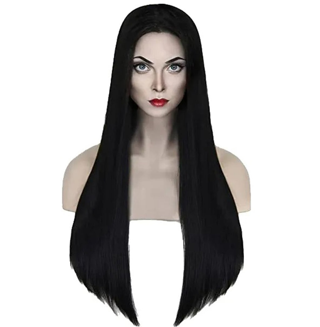 Juodas perukas 80cm