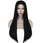 Juodas perukas 80cm