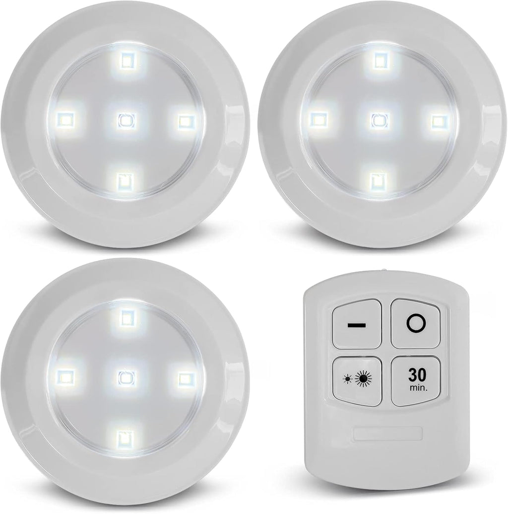 3X Led lemputės su pulteliu