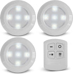3X Led lemputės su pulteliu
