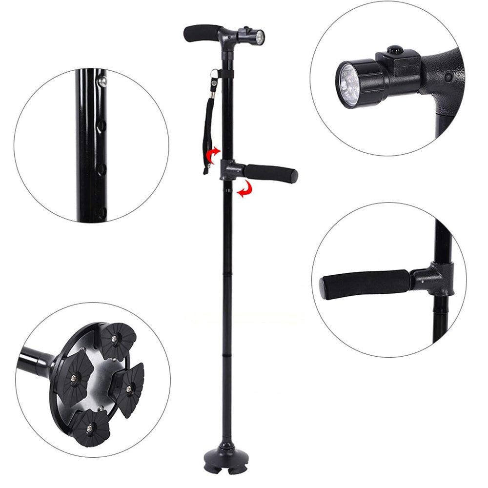 Sulankstoma lazda su LED