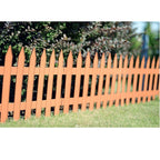 Dekoratyvinė plastikinė sodo tvorelė „Garden Classic“ 3,5 m (ruda)