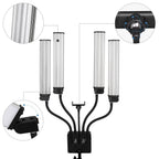 LED panelinės lempos su trikoju