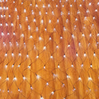 LED švieselių užuolaida–tinklas 320 LED, 3x2 m, šaltai balta