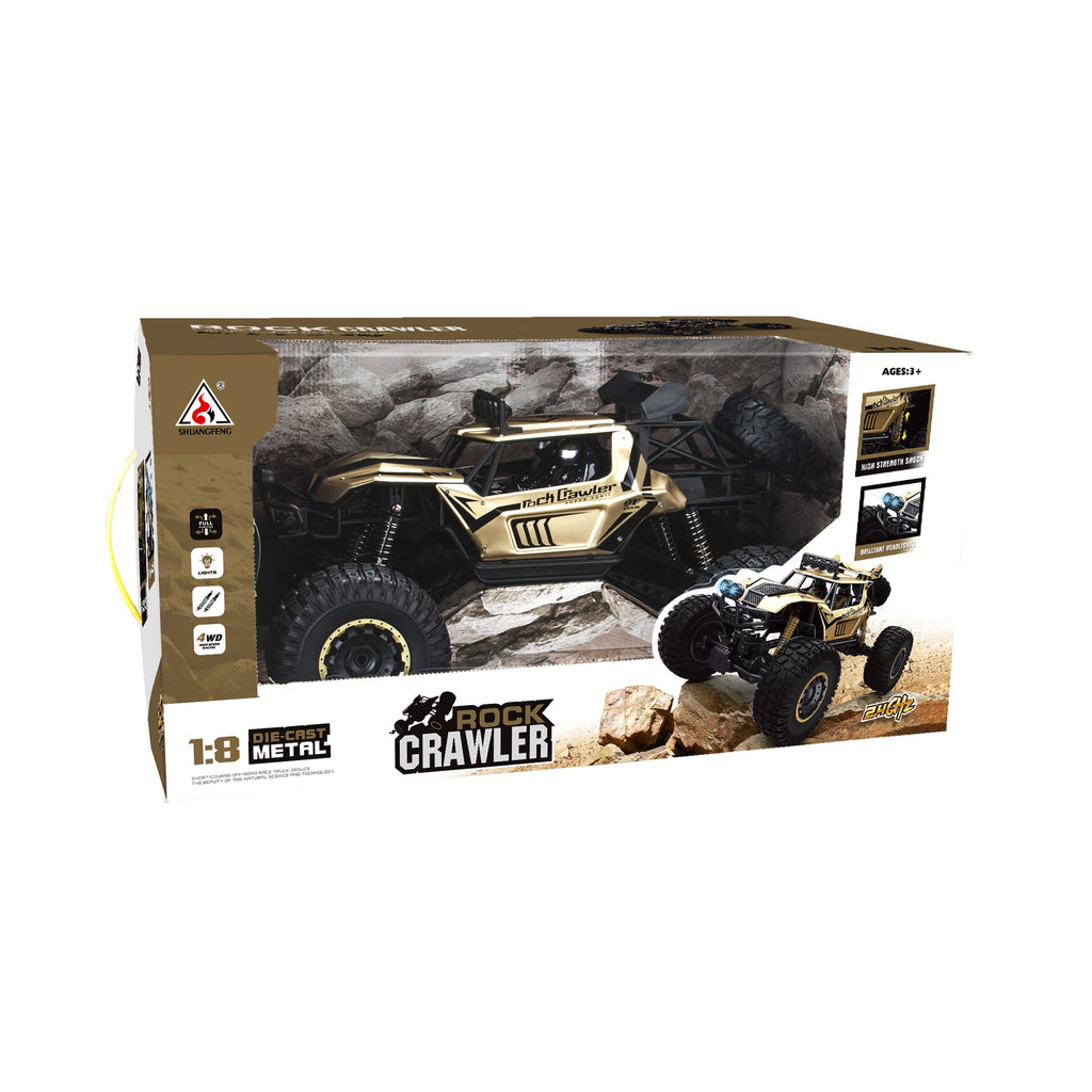 Nuotoliniu būdu valdomas „Rock Crawler“ visureigis 1:8