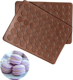 Silikoninė forma Macarons sausainiams – 38 × 28,5 cm