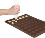 Silikoninė forma Macarons sausainiams – 38 × 28,5 cm
