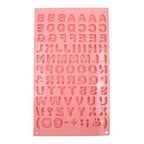 Silikoninė forma raidėms – 29,5 × 17 × 0,6 cm