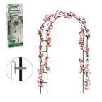Metalinė sodo pergola vijokliniams augalams 140 × 38 × 240 cm