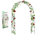 Metalinė sodo pergola vijokliniams augalams 140 × 38 × 240 cm