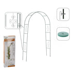 Sodo pergola su dekoracijomis 140 × 38 × 240 cm