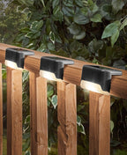 Saulės šviestuvų rinkinys „Linus“ – 4 vnt., LED, šiltai balta šviesa